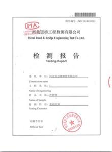 石家庄公司检测报告